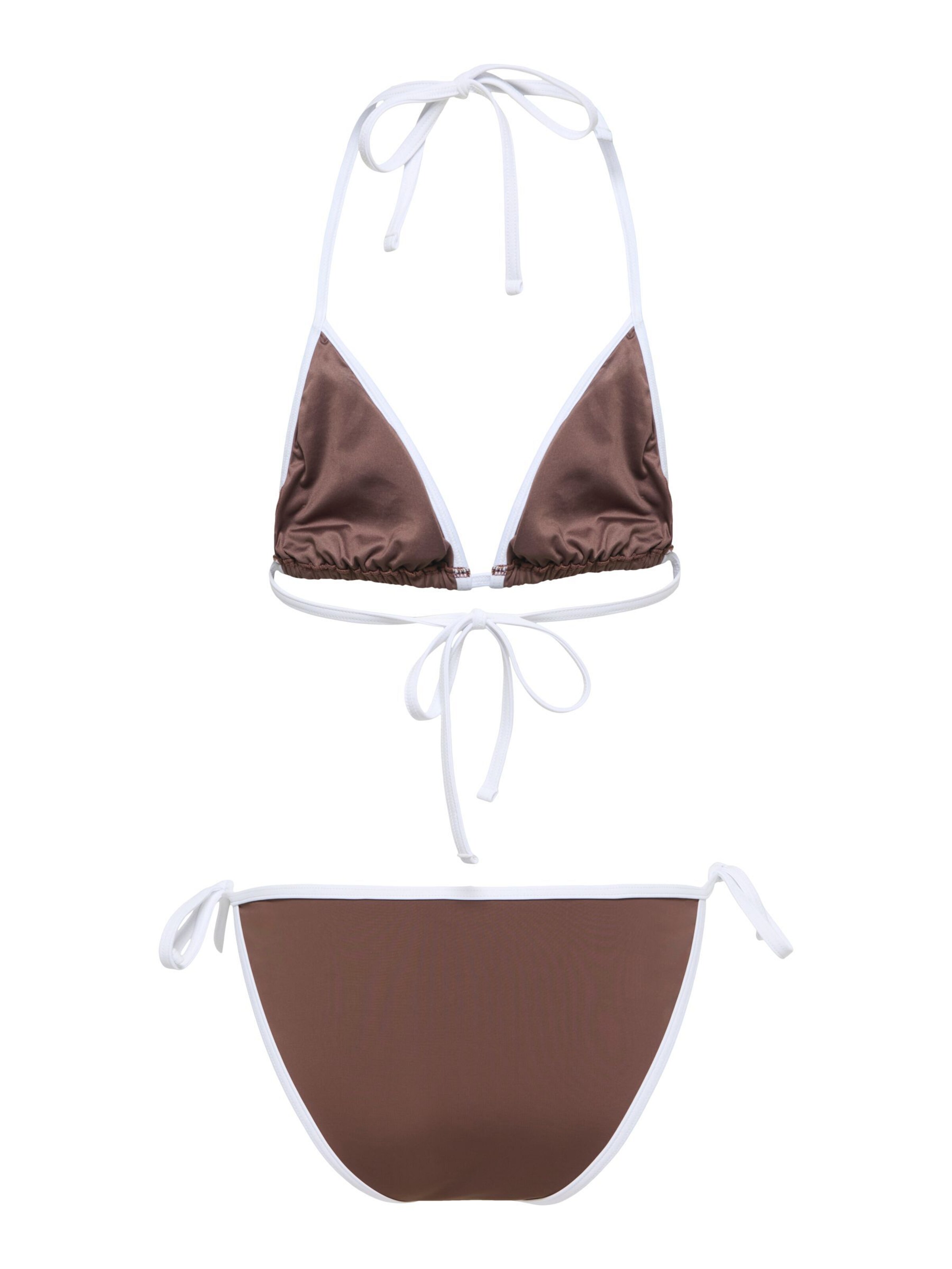 ONLY Triangle Bikini 'ONLMarseille' in Brown