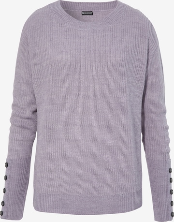 LAURA SCOTT Sweater in Purple: front