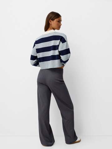 Bershka Loosefit Hose in Grau