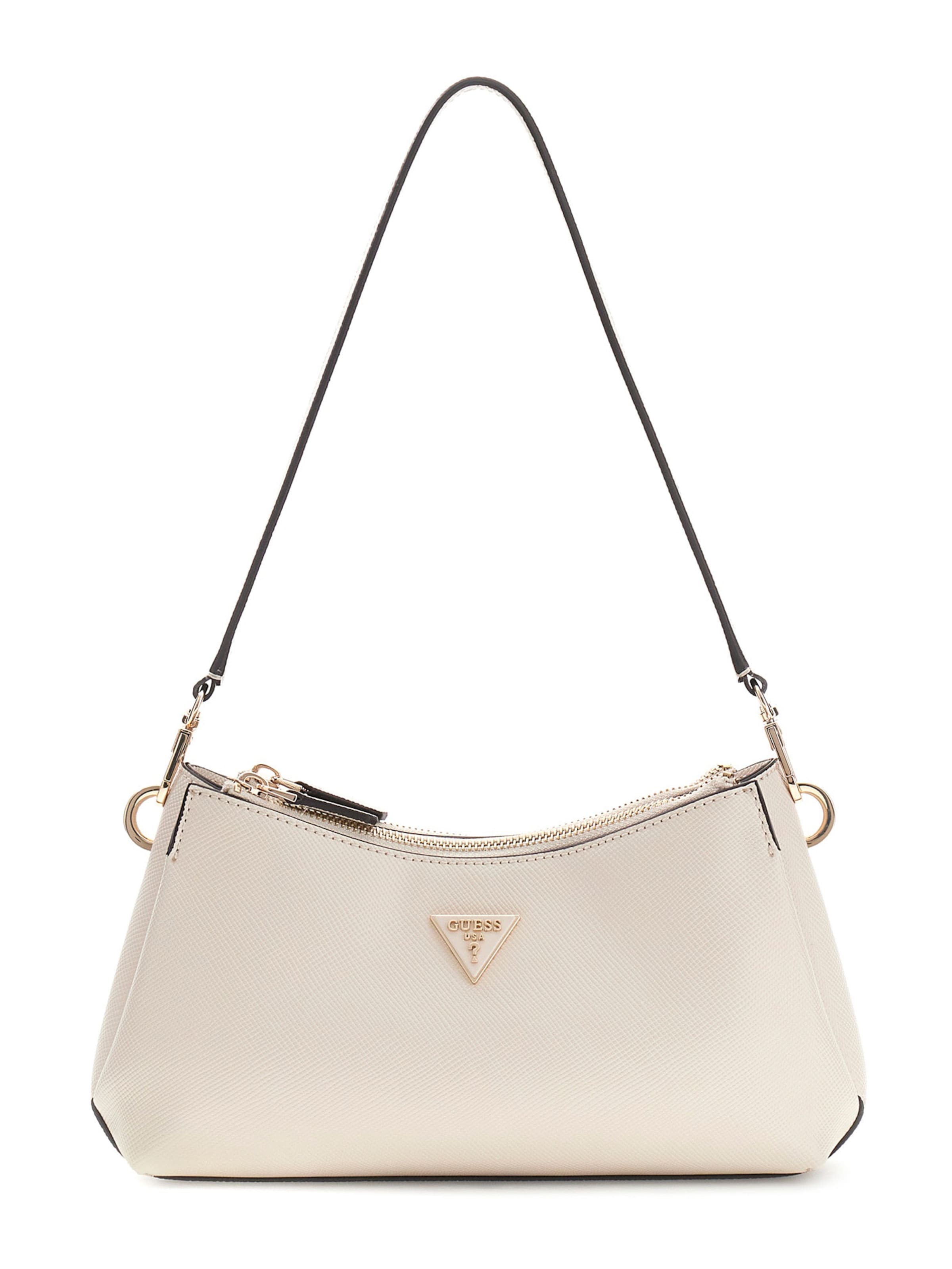 GUESS - Bolso de hombro 'NOELLE II' en beige: frente