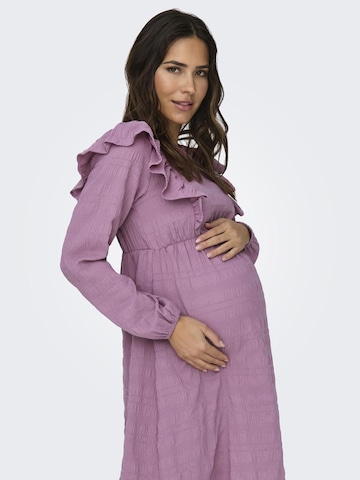 Only Maternity Jurk in Lila