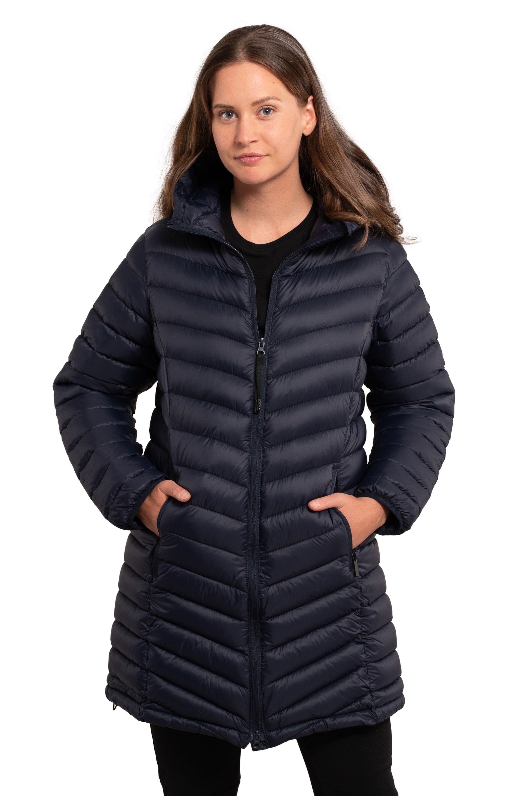 ICEPEAK Jacke  ' VINTON ' in Blau: Vorderseite