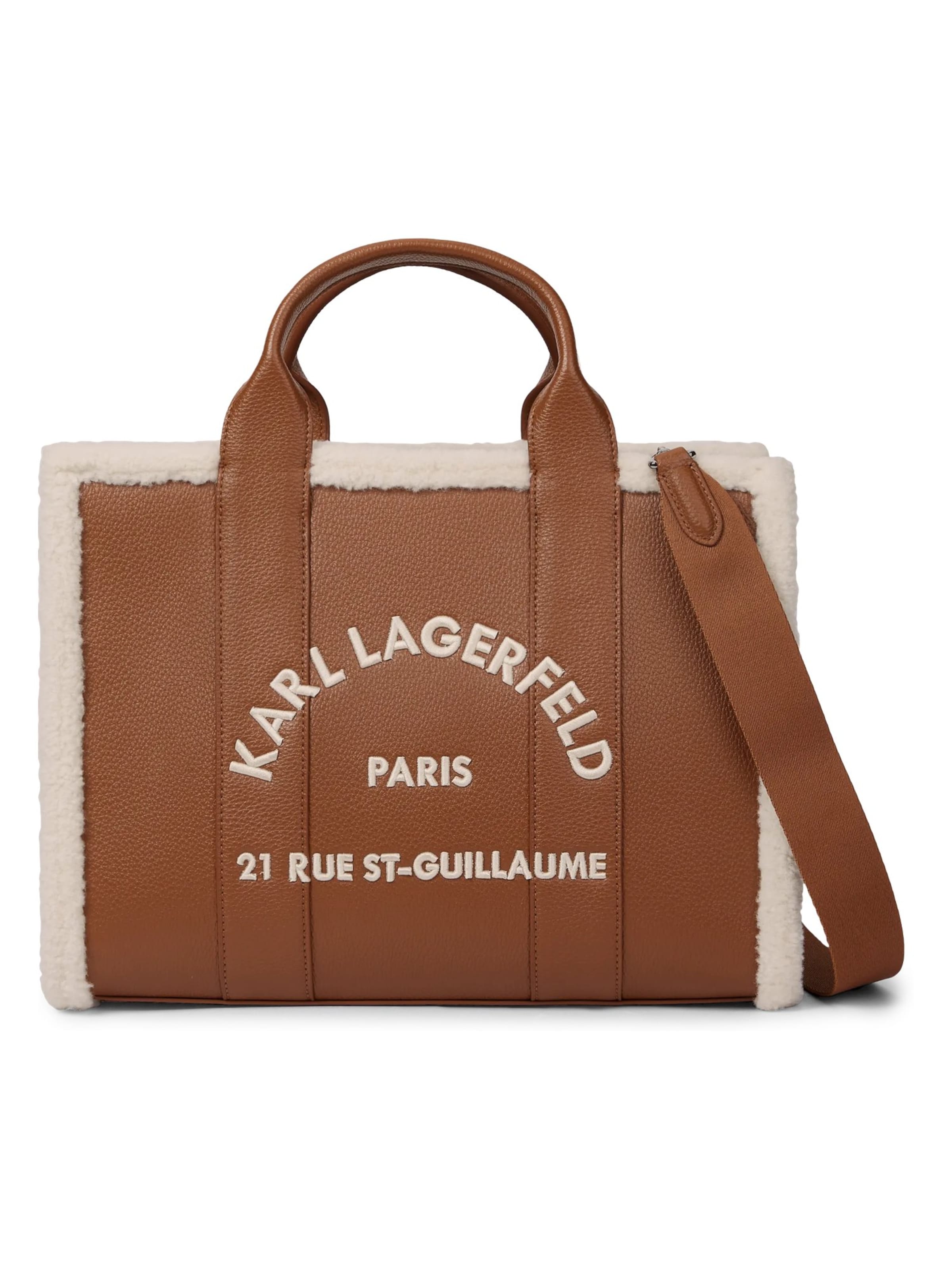 Karl Lagerfeld Shopper in Braun: Vorderseite