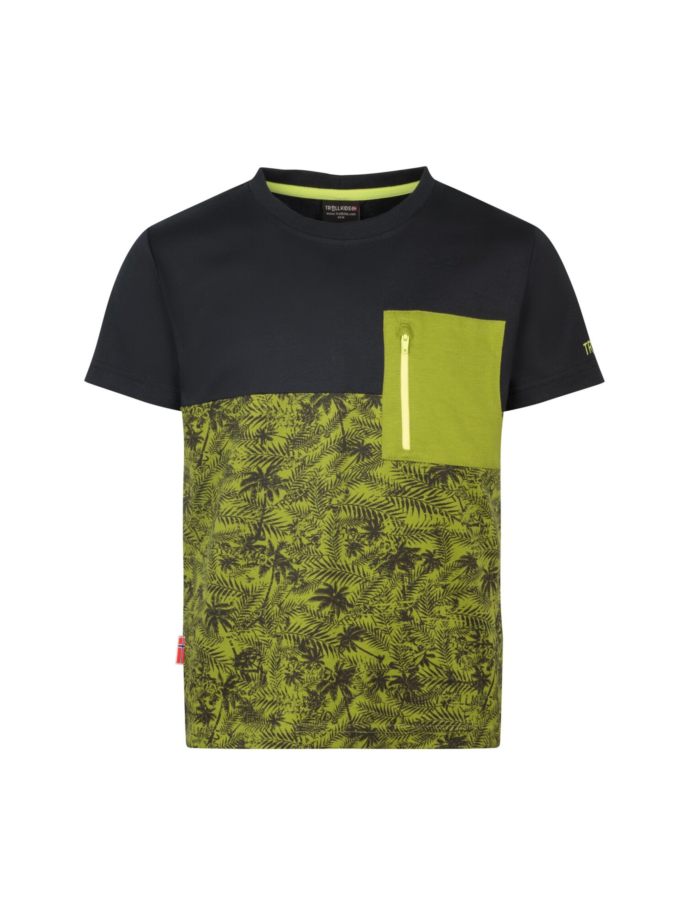 TROLLKIDS Performance Shirt in Green: front