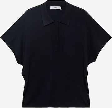 Pulover 'LUCCAPO' de la MANGO pe albastru: față