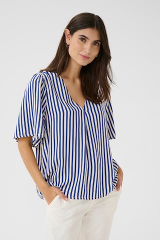CULTURE Blouse 'Denia' in Blue: front