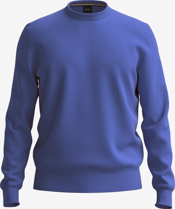 BOSS Sweater 'Pacas-L' in Blue: front