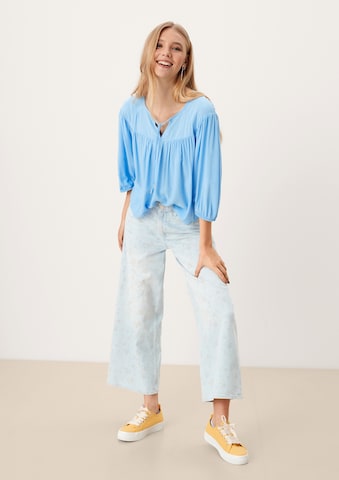 QS Blouse in Blauw