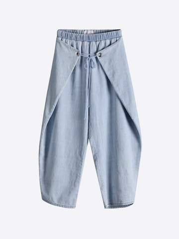 4TAILORS Tapered Byxa i blå: framsida