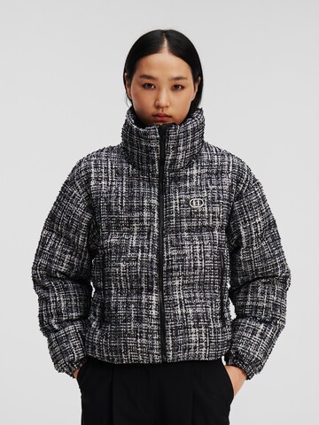 Karl Lagerfeld Winter jacket in Black: front