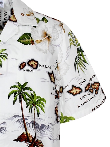 Pacific Legend Regular Fit Hemd 'Island' in Weiß