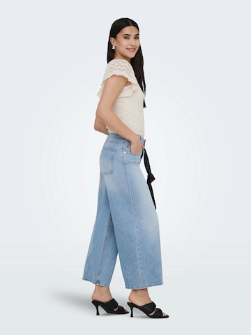 ONLY Wide leg Jeans 'ONLLoran' in Blue