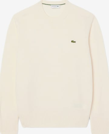 LACOSTE Pullover in Weiß: Vorderseite
