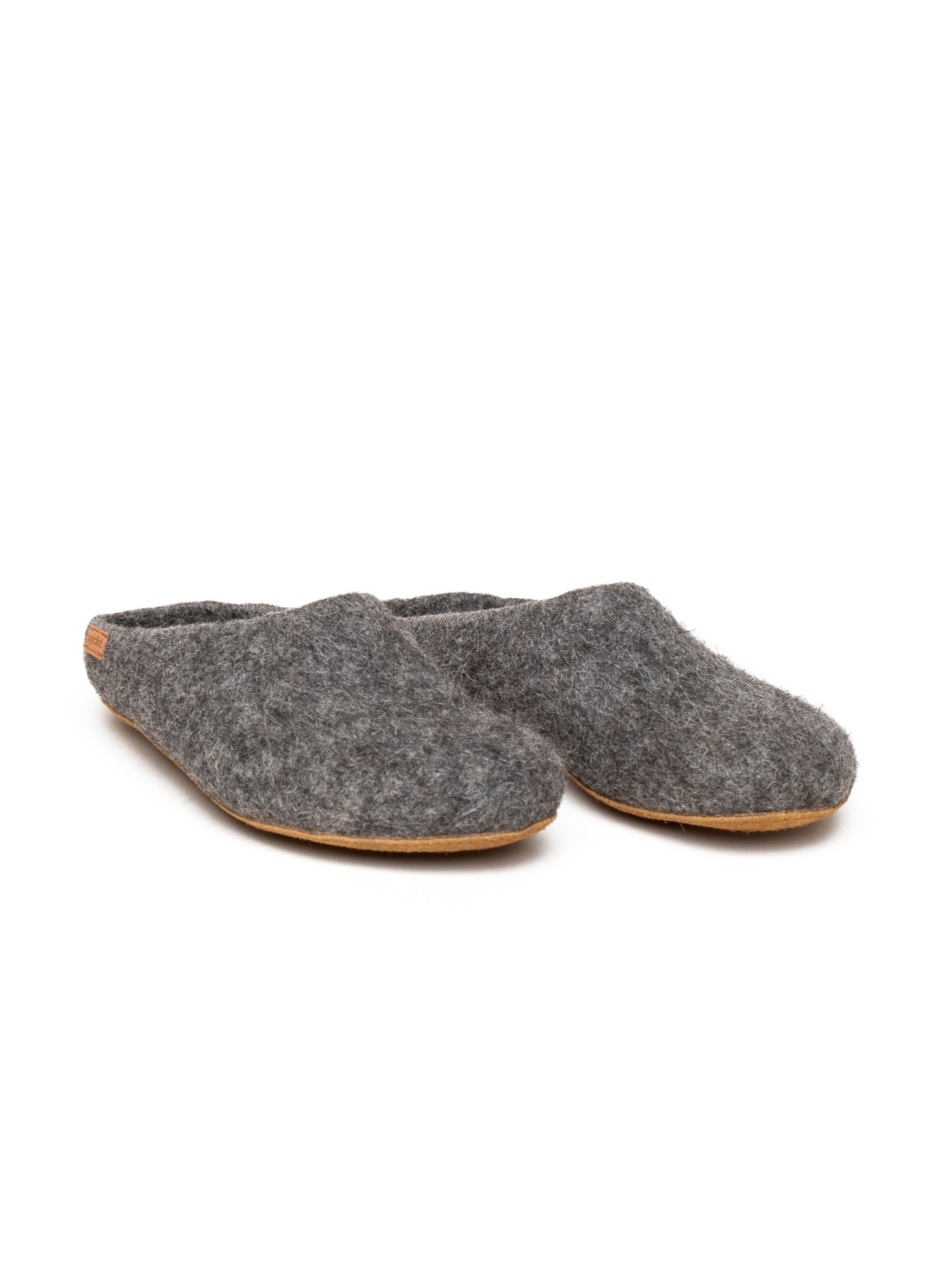 MagicFelt Slippers 'Filzpantoffel Magicfelt 713' in Grey