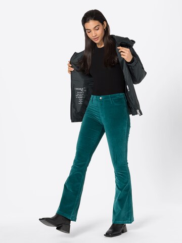 HOLLISTER Flared Trousers in Green