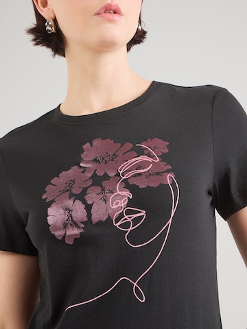 Tricou 'ONLKITA' de la ONLY pe negru