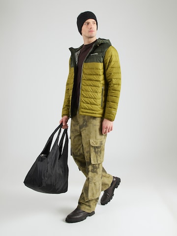 Giacca per outdoor 'Powder Lite II' di COLUMBIA in verde