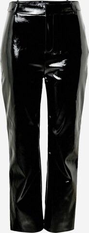 Regular Pantalon 'Jane' Gina Tricot en noir : devant