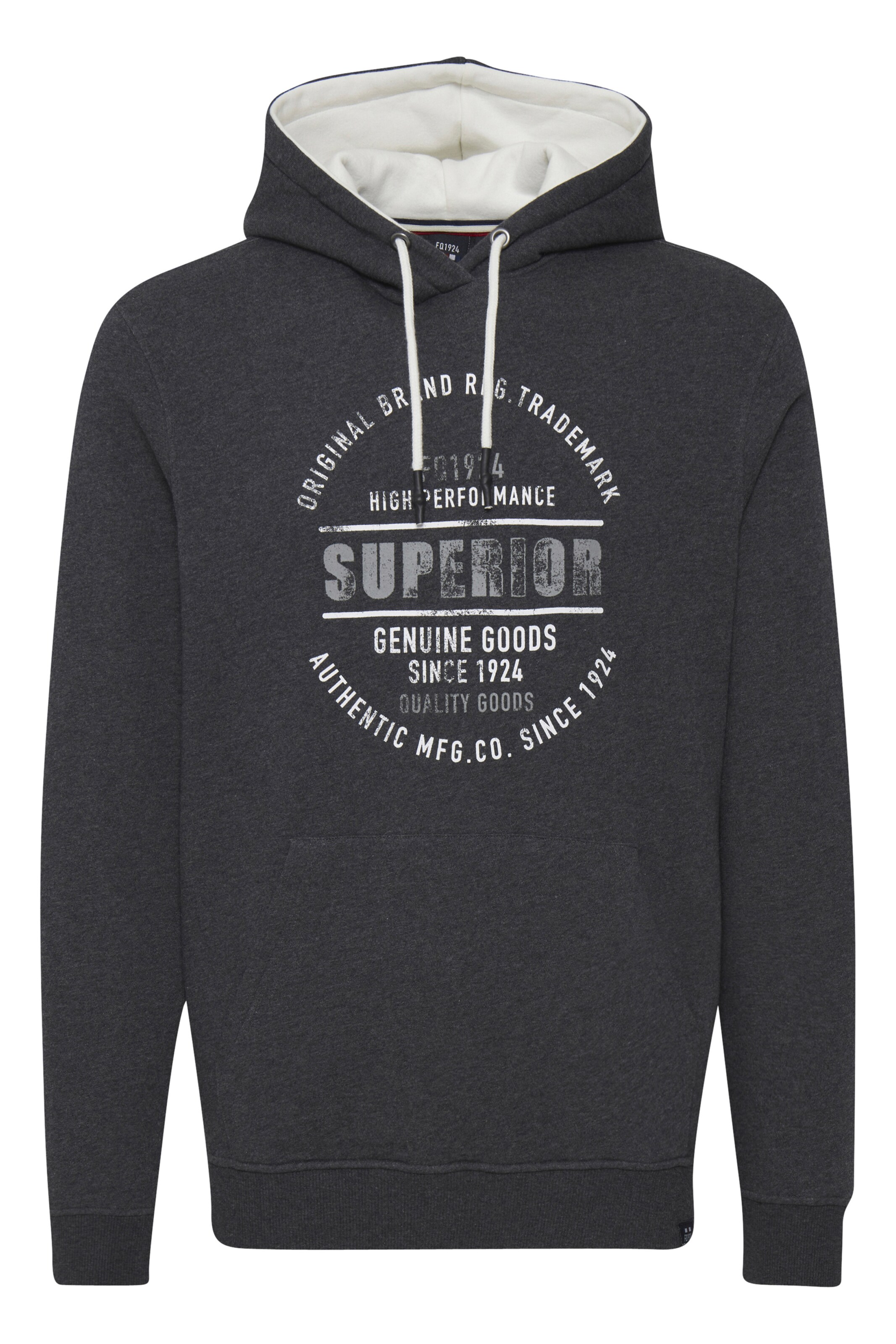 Sweat-shirt 'THORIN' FQ1924 en gris : devant