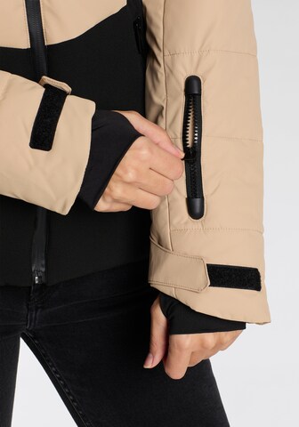 ICEPEAK Athletic Jacket 'Electra' in Beige