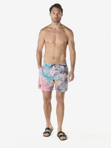 Shorts de bain KOROSHI en mélange de couleurs