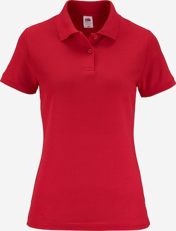 FRUIT OF THE LOOM Shirt in Red: front