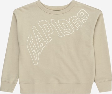 GAP Sweatshirt '1969' in Green: front