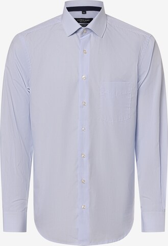 Andrew James Button Up Shirt in Blue: front