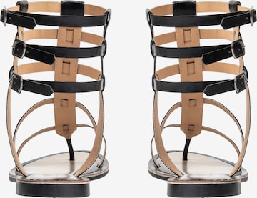 DreiMaster Vintage Sandalen met riem in Zwart