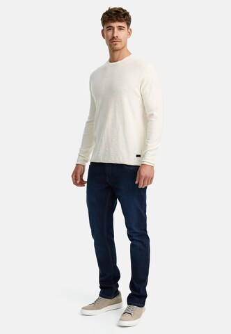 INDICODE JEANS Sweater ' Macedonio ' in White