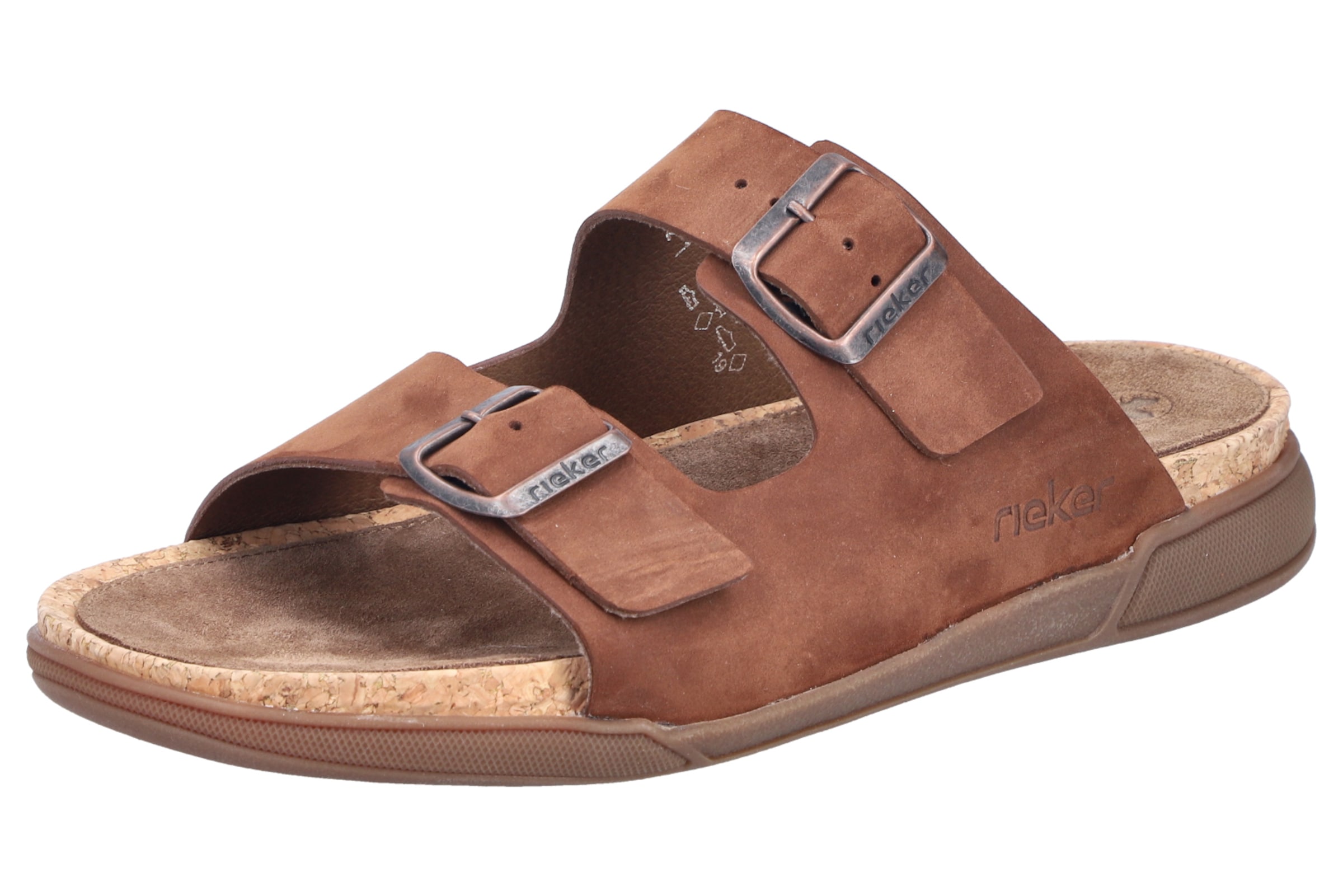 Mule Rieker en marron : devant