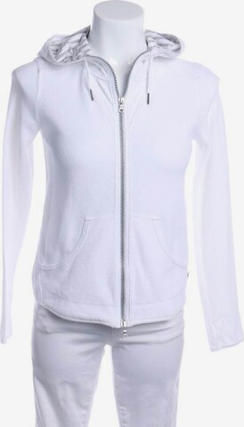 Marc Cain Sweatshirt & Zip-Up Hoodie in XS in White: front