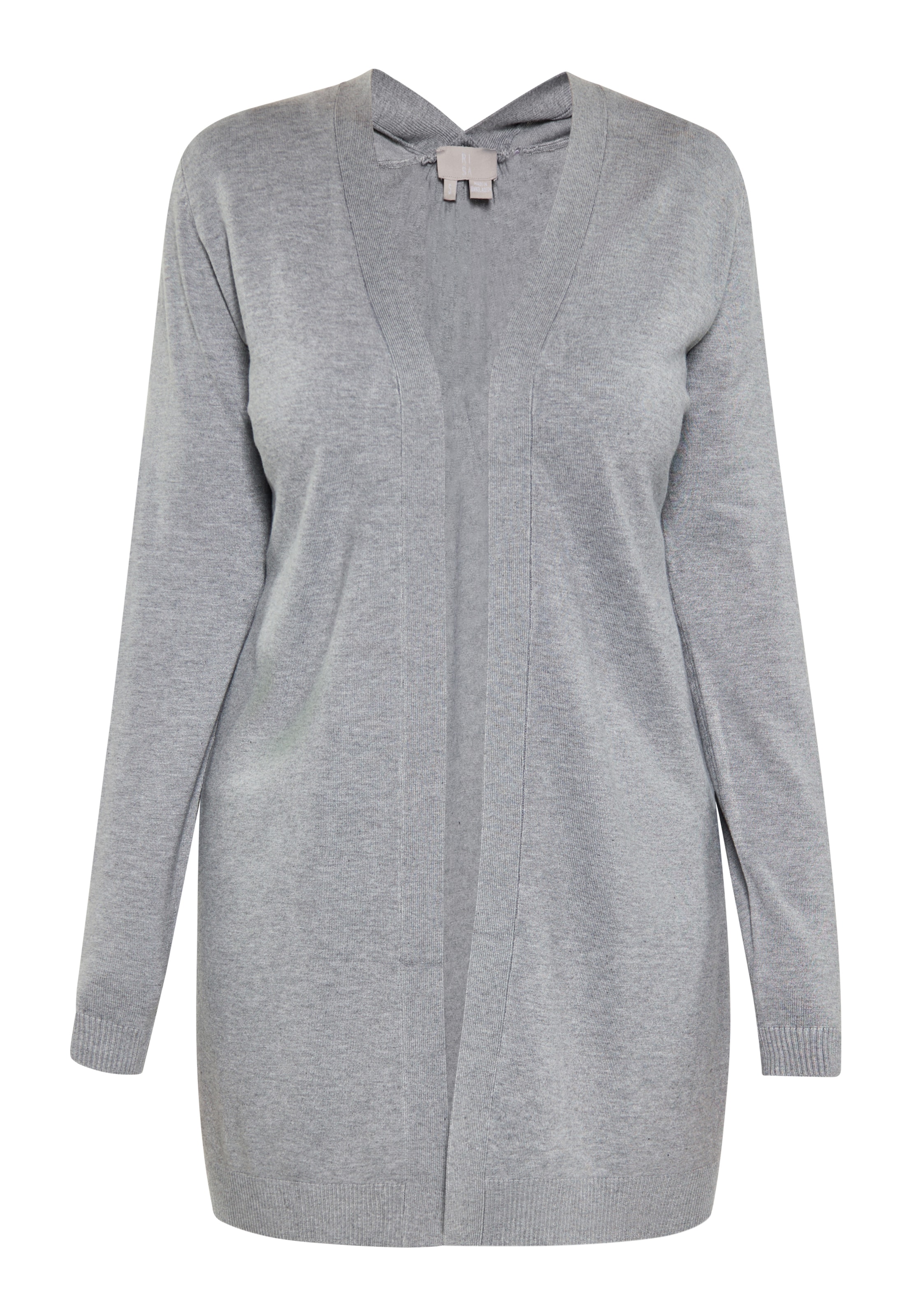 RISA Πλεκτή ζακέτα σε γκρι: μπροστά