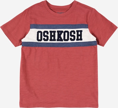 OshKosh T-Shirt en beige / bleu marine / rouge pastel, Vue avec produit