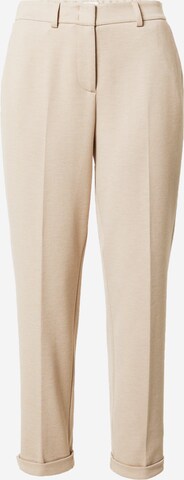 s.Oliver BLACK LABEL regular Bukser med fals i beige: forside