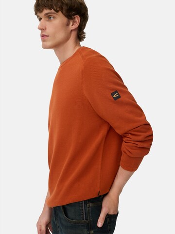 CAMEL ACTIVE Pullover aus reiner Baumwolle in Orange
