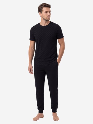 JOOP! Pyjama kort 'Comfort' in Zwart: voorkant