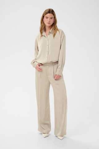 Kaffe Regular Trousers 'KARory' in Beige