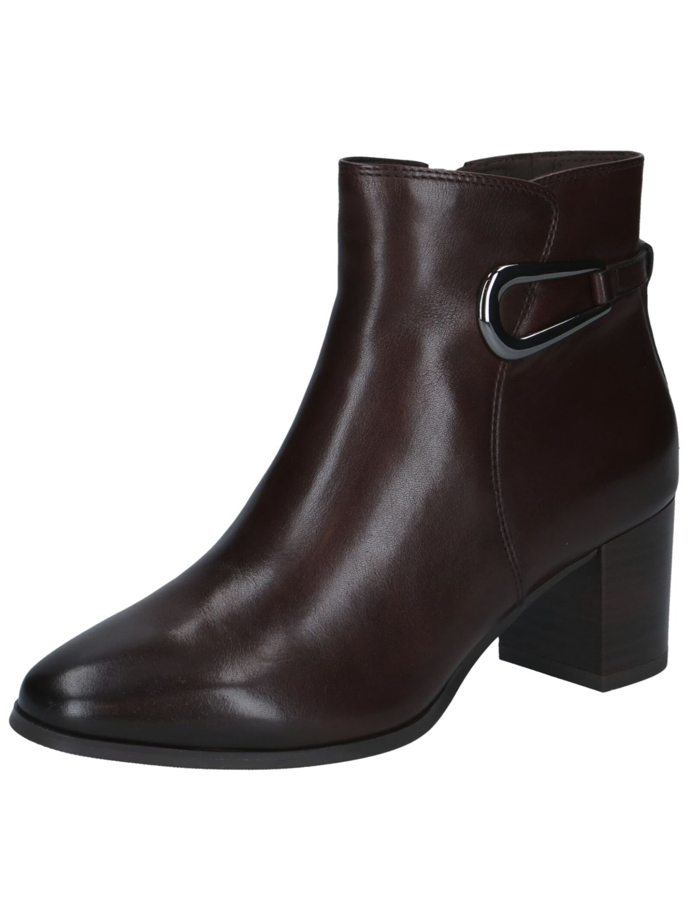 CAPRICE Ankle boots in Brown: front