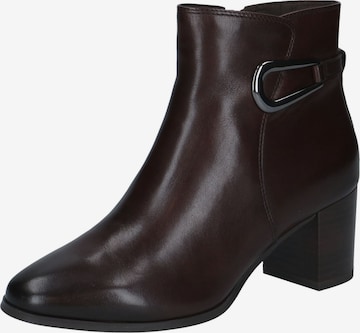 CAPRICE Ankle boots in Brown: front