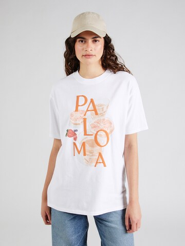 Maglietta 'PALOMA' di Abercrombie & Fitch in bianco: frontale