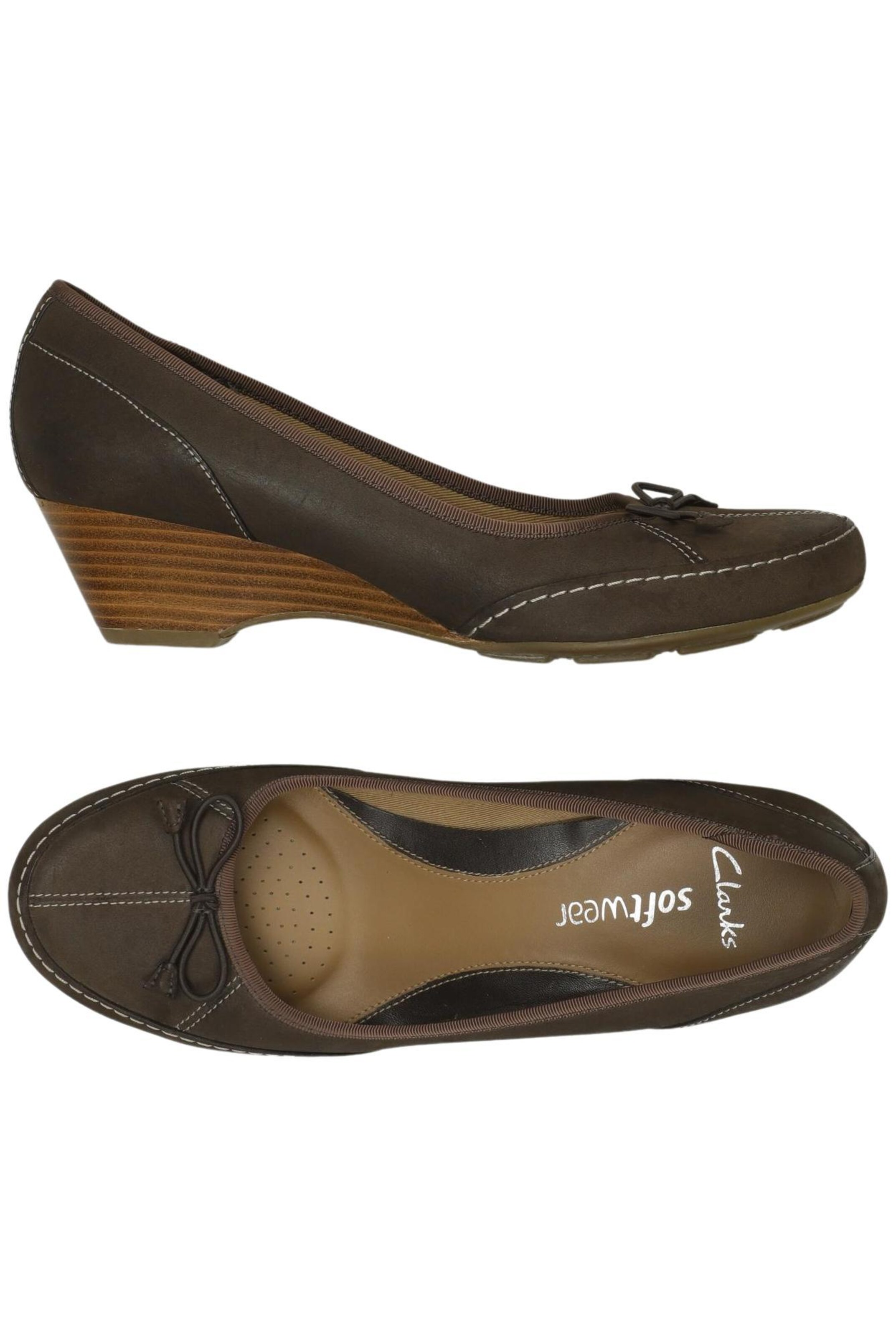 CLARKS Flats & Loafers in 40,5 in Brown: front