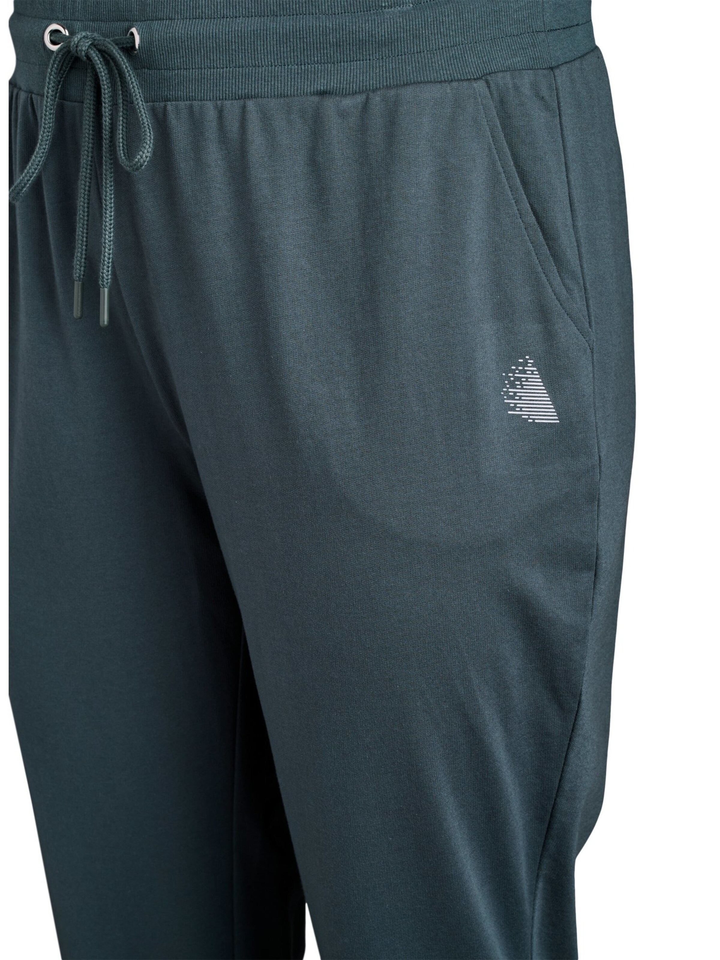 Effilé Pantalon de sport Active by Zizzi en vert