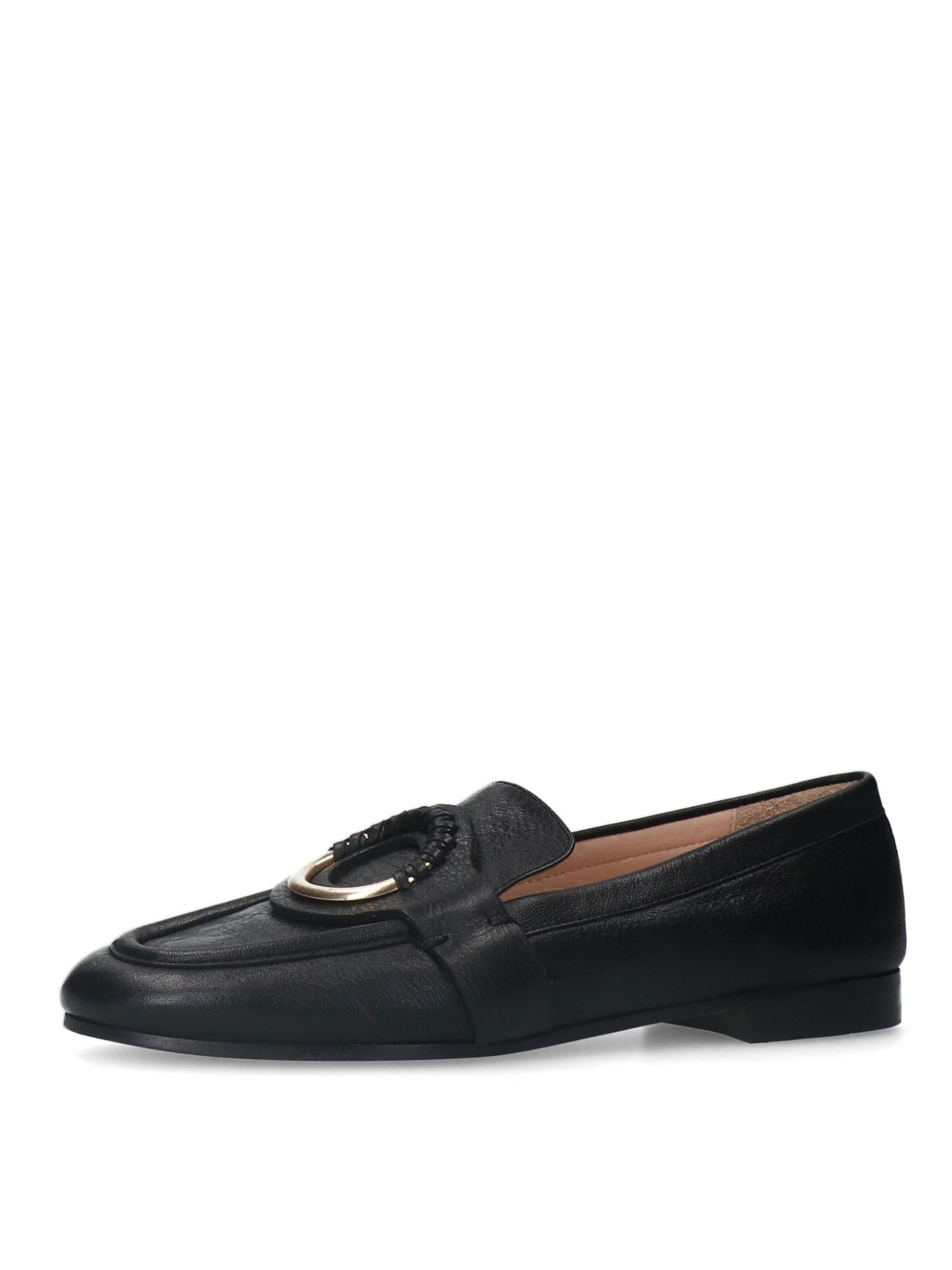 Chaussure basse MANFIELD en noir : devant