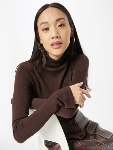 JDY Sweater 'DINA' in Brown