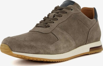 Dune LONDON Sneakers laag 'Trilogy' in Grijs: voorkant
