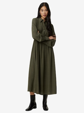 Marks & Spencer Shirt Dress in Green: front