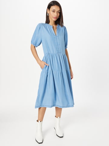 Freequent Shirt Dress 'COIN' in Blue: front