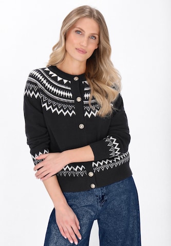 DreiMaster Maritim Knit Cardigan in Blue: front