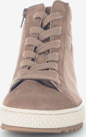 GABOR High-Top Sneakers in Brown